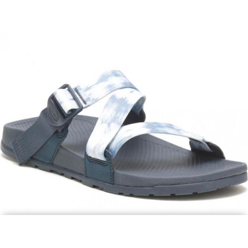 Chaco Men’s Lowdown Slide Sandal in Faded Bleu Fog Size 12 New